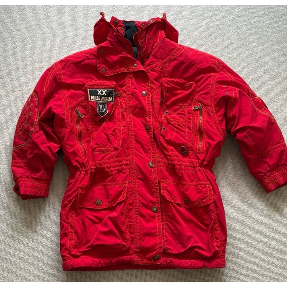 Vintage Bogner Goan Thylmann Embroidered Ski Jacket " Mille Miglia 264 "